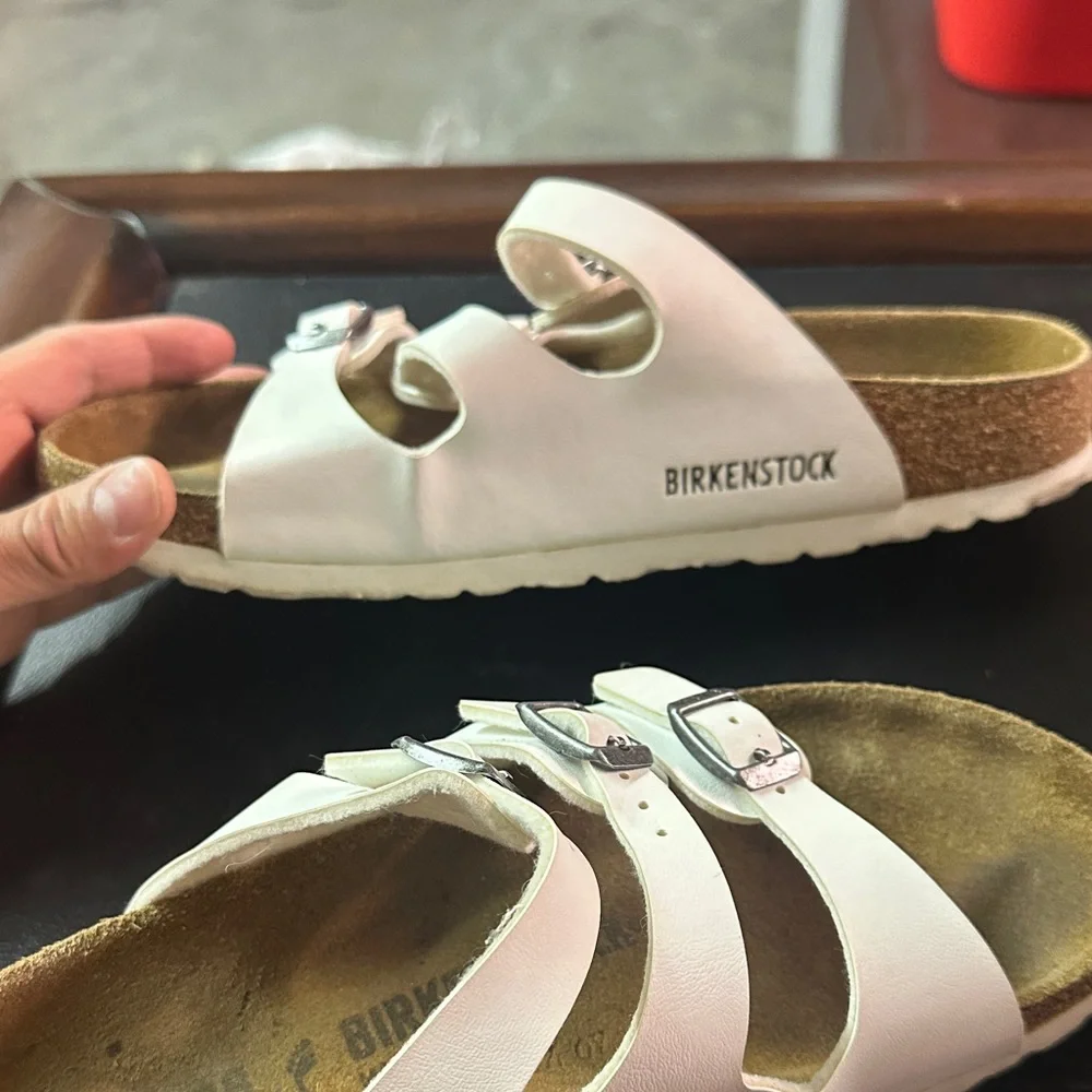 Birkenstock White Sandals